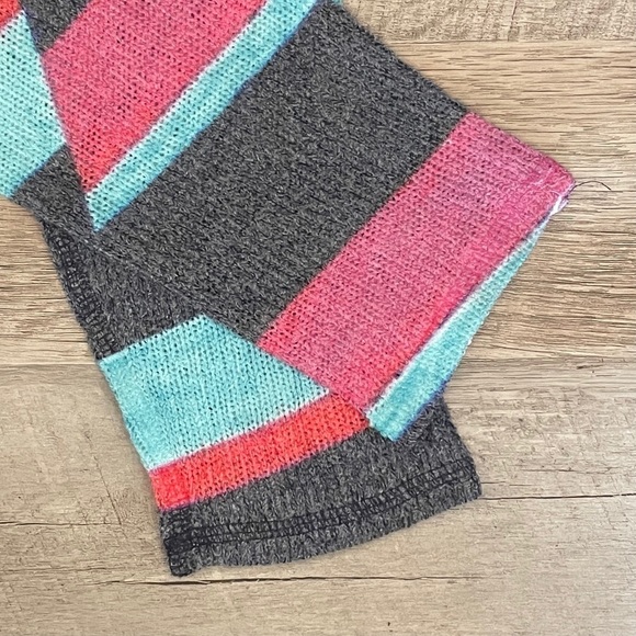 Nally & Millie Stripe Color Block 3/4 Sleeve Pullover Sweater Size XL - Picture 7 of 9